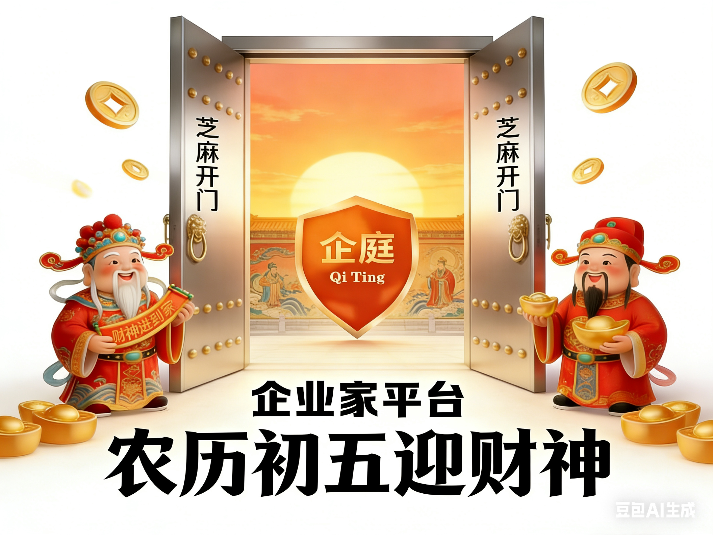 初五迎财神，企庭伴君行｜致全球企业家的新春财富信